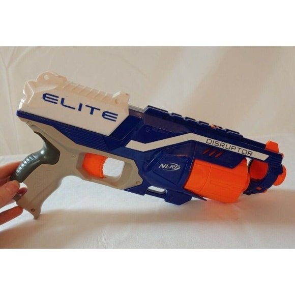 Nerf B9837F07 N-Strike Elite Disruptor Blue Model Tested and Working *NO AMMO* - Picture 5 of 11